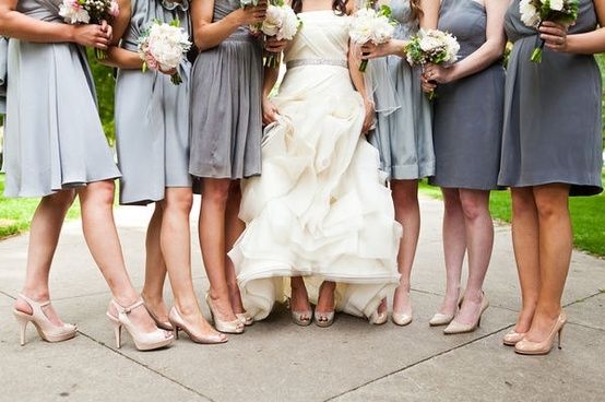 Nude shoes with wedding hot sale dress